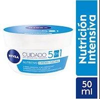 Nivea Crema Cuidado 5/1 Nutritivo - Pote 50 G